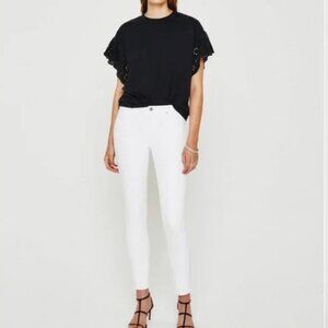 AG ADRIANO GOLDSCHMIED The Prima Ankle White Size 28R